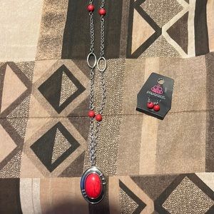 Necklace and matching earrings